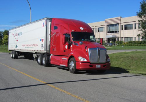 Remerciement au camionneur